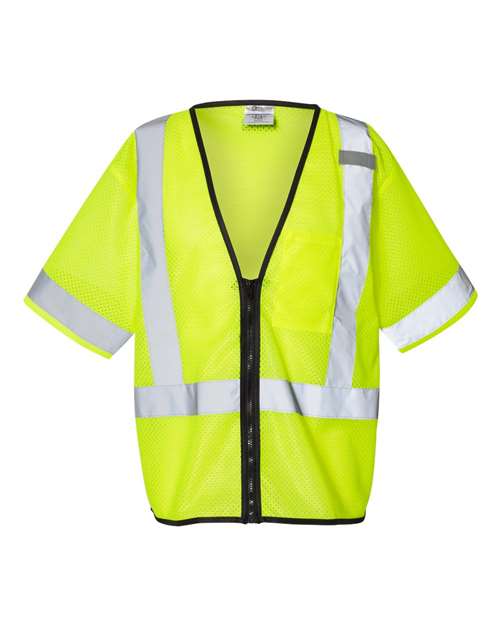 Unisex Economy Single Pocket Zipper Vest